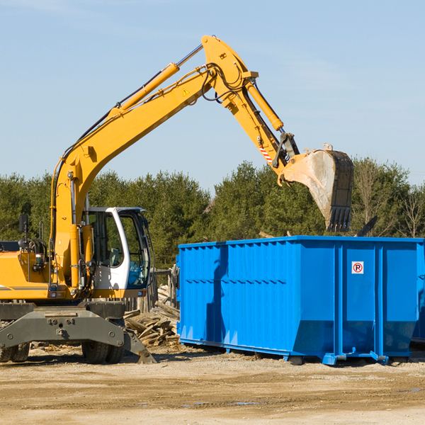 what size residential dumpster rentals are available in Urbanna